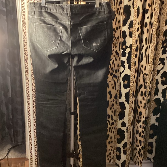 G by Guess Black Straight Leg Jeans Sz 28 NWOT - Picture 2 of 5